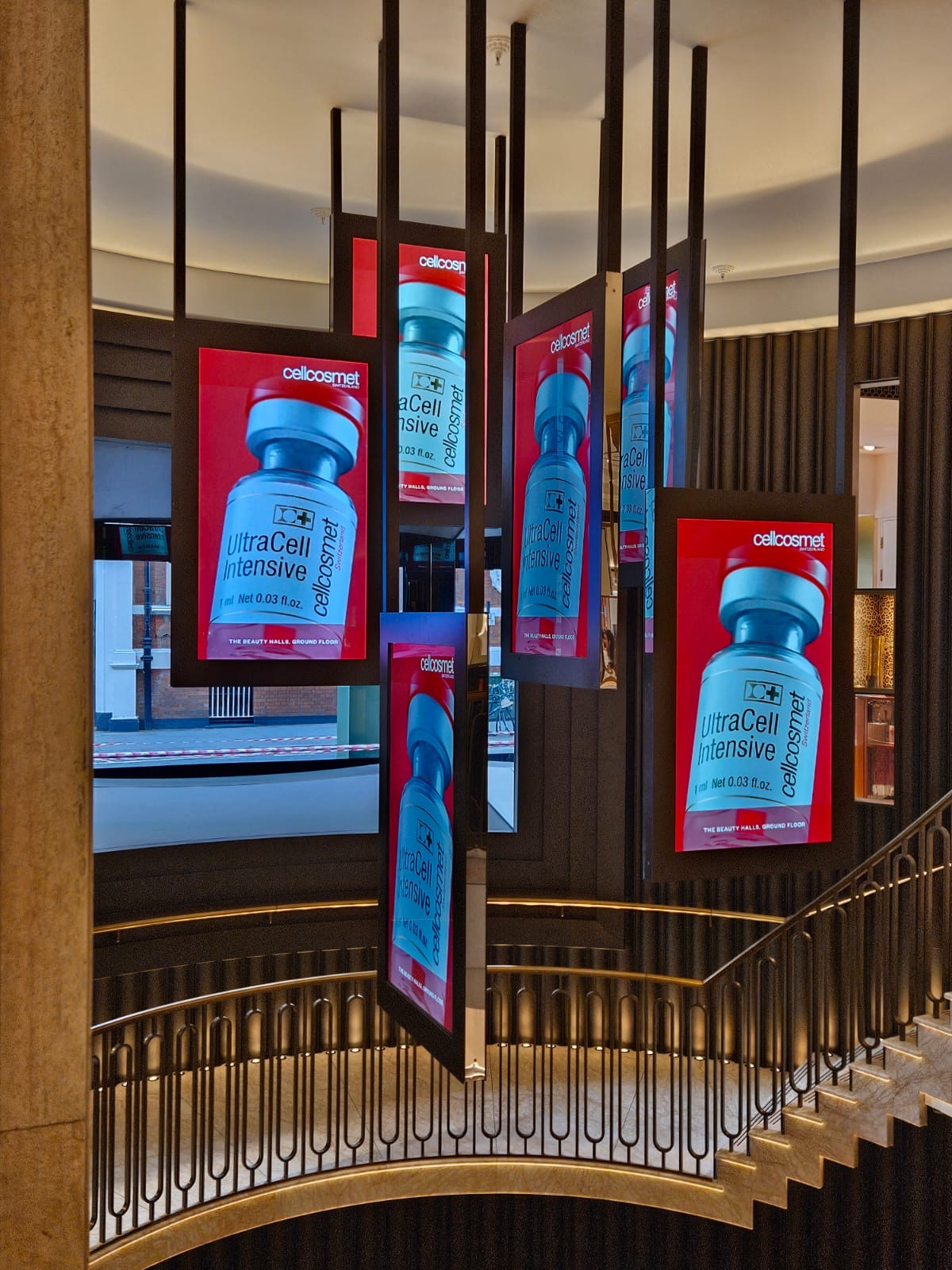 Cellcosmet launches at Harrods White Hall
